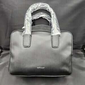 Matt & Nat MITSUKO MINI BOWLING BAG Silver Hardware NWT
